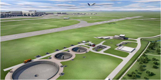 DUS-Airport Neubau Betriebsgebäude RKB-Mitte